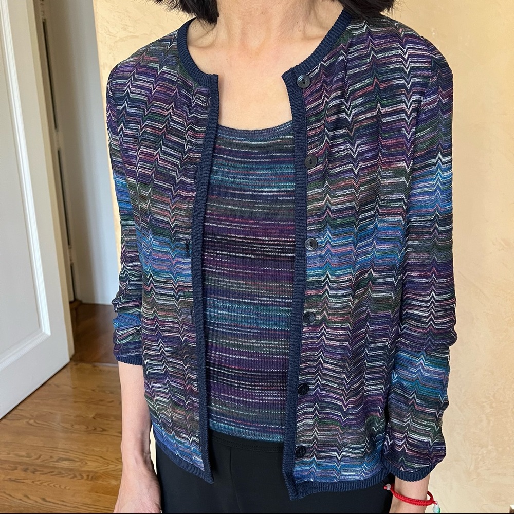 Vintage Missoni twin set size XS. Gorgeous color